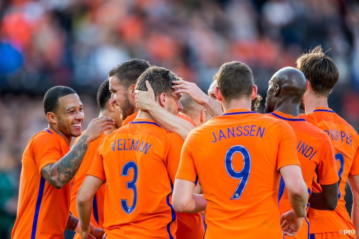 Opstelling Nederland - Luxemburg