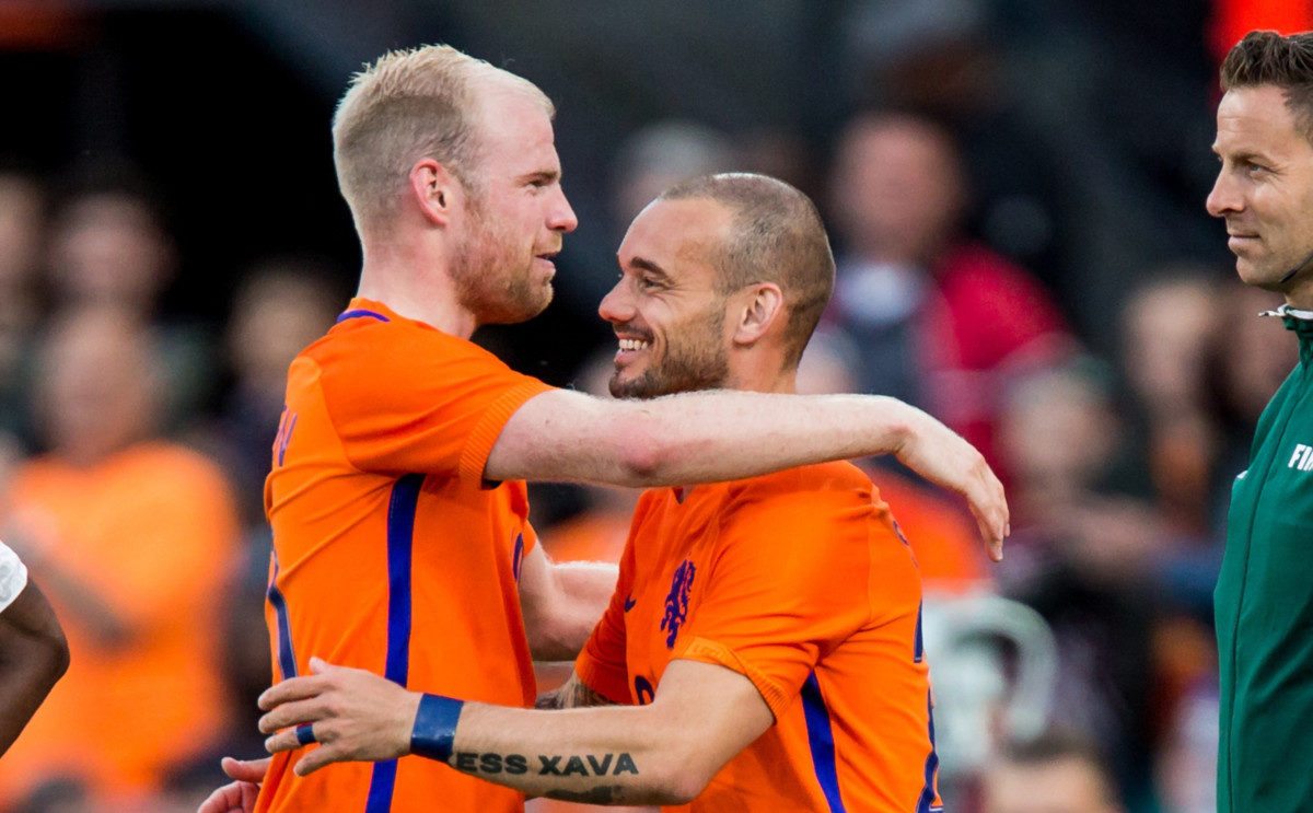 Sneijder recordinternational van Oranje