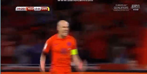 Oranje met heerlijke treffer van Robben op 2-0