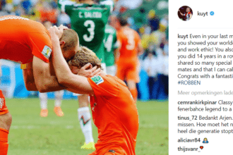 Voetbalwereld bedankt legende Robben voor ‘fantastische tijd’
