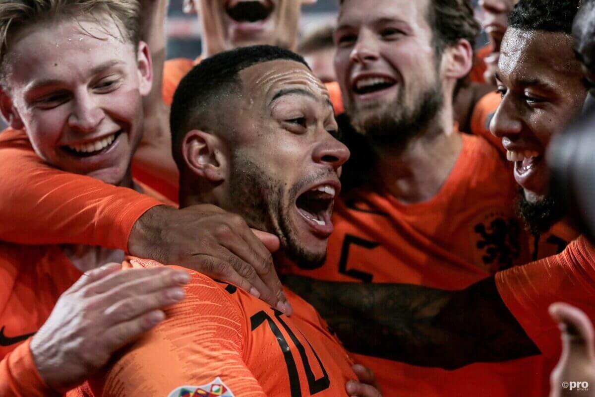 Depay viert doelpunt tegen Frankrijk