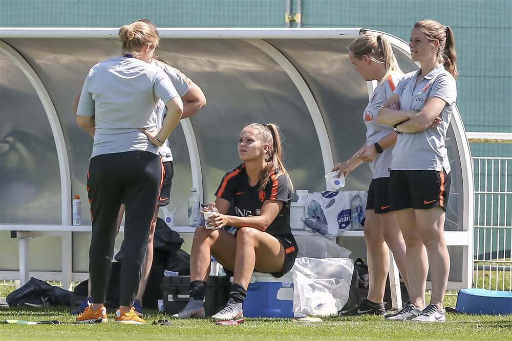 Vermoedelijke opstelling Verenigde Staten zonder Lieke Martens