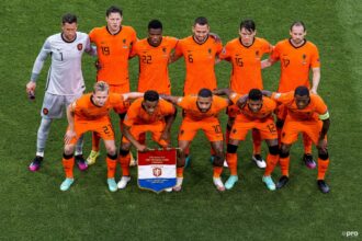 De opstelling voor Nederland – Oostenrijk