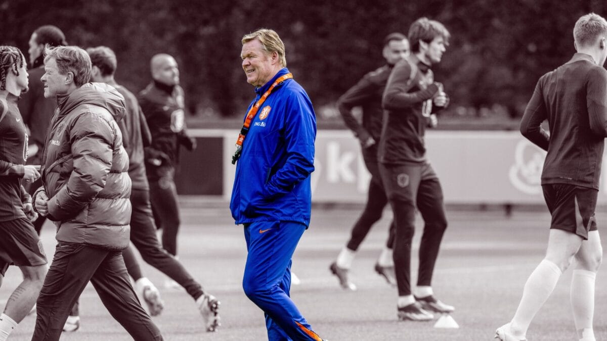 Ronald Koeman, bondscoach van het Nederlands elftal