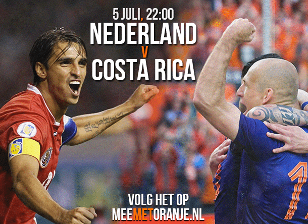 Achtste finale Costa Rica - Nederland