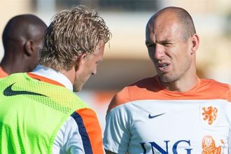 Geen Robben op de training van Oranje