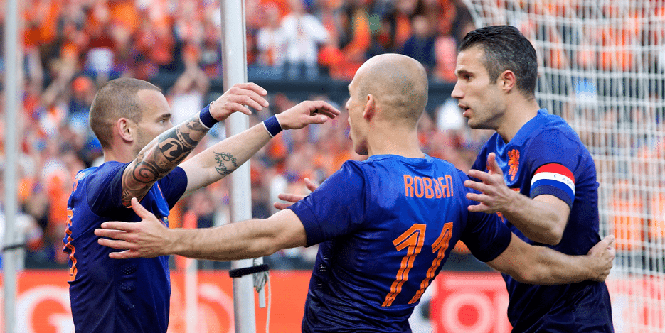 Robben Persie en Sneijder