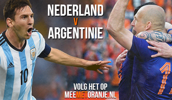 Halve finale Nederland - Argentinië