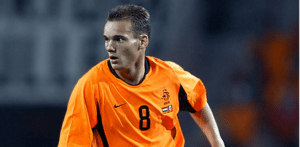 Wesley Sneijder als jonge international