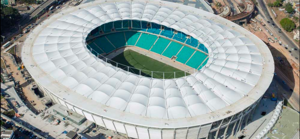 Het stadion in Salvador © Wikipedia
